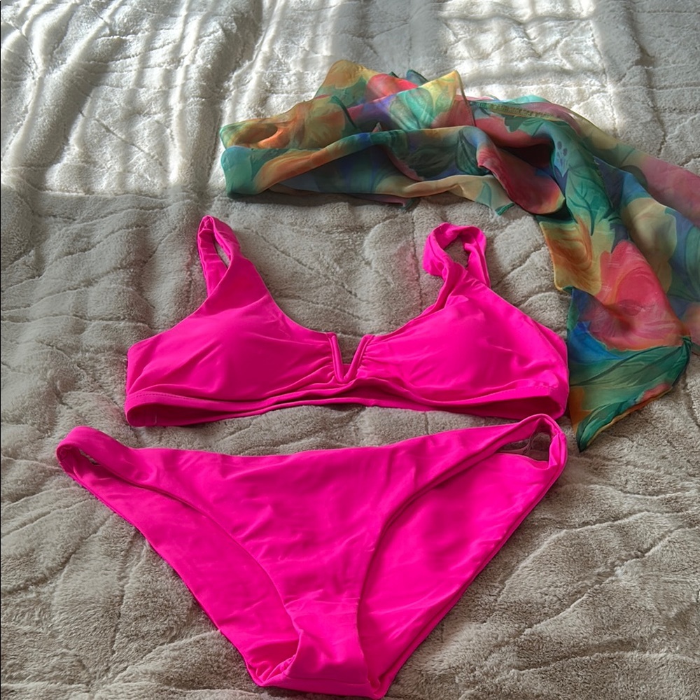Vibrant Pink Bikini Set